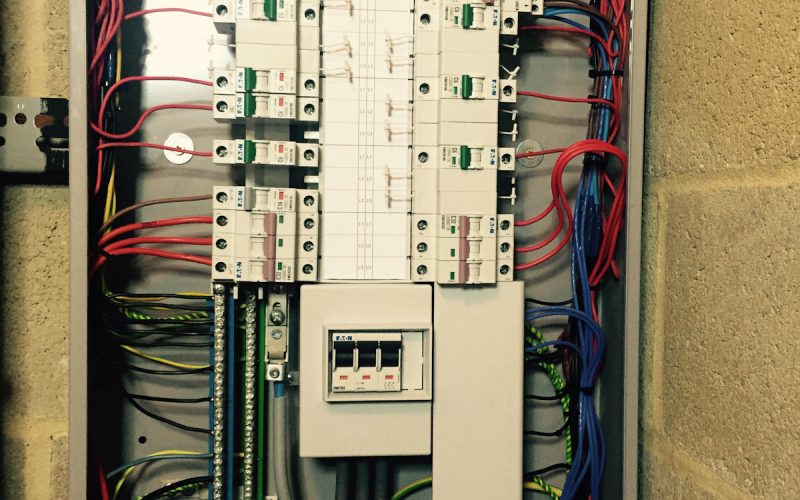 A job completed in 2015 at the Downs School, Compton to perform an upgrade of distribution boards and associated circuits.